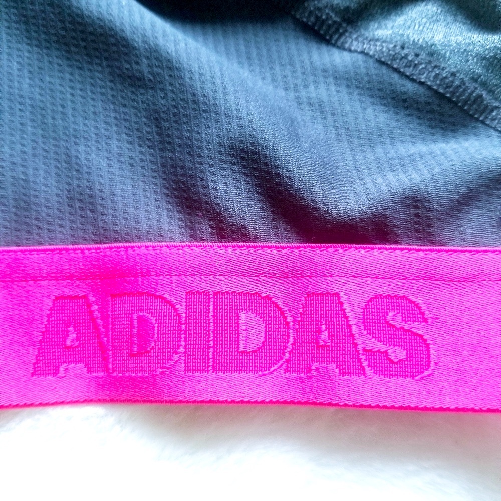 NEW Adidas Don't Rest AlphaSkin Logo Sports Bra - Picture 5 of 7